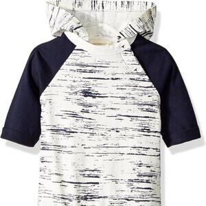 Burt's Bees Baby baby-boys Peering Light Hooded Coverall